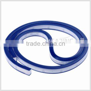 Kearing 75cm & 30Inch Blue Plastic Snake Ruler photo-2