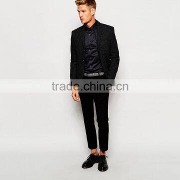 Classic Formal Slim Fit Black Shirt for Men photo-4