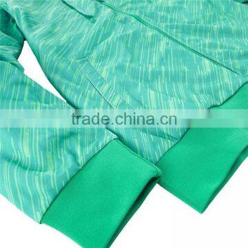 Blank Hoodie in Green Fitted Hoodie Sweatshirts Full Zip Mask Hoodie photo-4