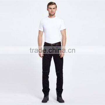 Fashion New Men's Brand Men's Jeans Black Jeans Hole Personality Male Personality Pants photo-5