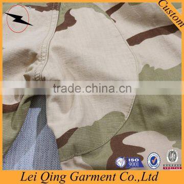 Mens Top Quality Pockets Camouflage Knee Zipper Pants photo-4