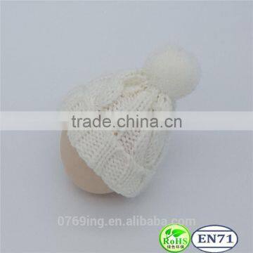 Custom Pom-Pom Knit Hat Decoration Mini Hat Funny Knit Winter Hats
