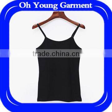 100% Cotton Women Custom Wholesale Tank Tops Athletic Gym Singlets