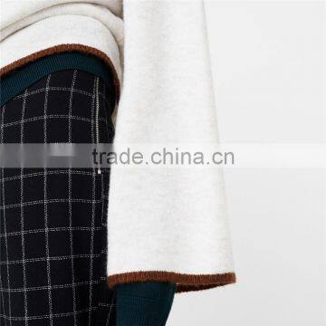 Attractive Glitzy Cropped Cutting Side Zip Cotton Womens Checkered Pants photo-4