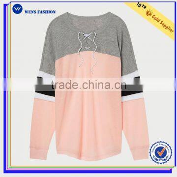 Dongguan Womens Long Sleeve Pullover Sweatshirts Without Hood photo-3