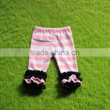 Baby Girls Summer Cotton Icing Capris Wholesale Teen Girls 2017 Fashion Stripe Capris Boutique