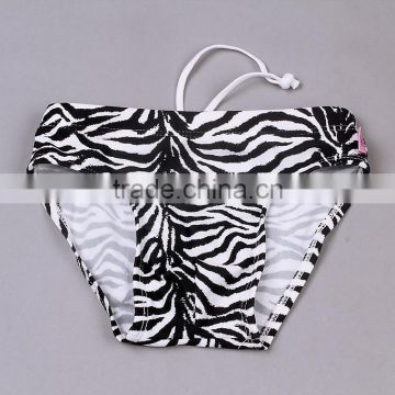 Kids New Summer Swimwear For Boys Zebra Polyester And Lycra Printed Swim Shorts 2016 Boys Fashion Trunks Hot Selling SR40417-7