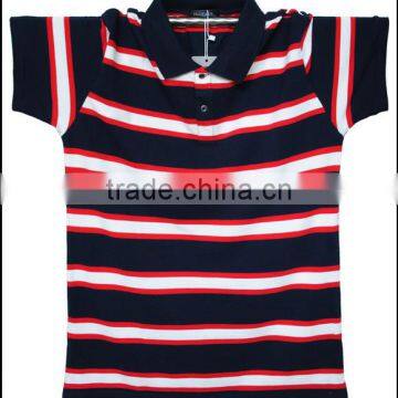 High Quality Superman Striped Men Cheap Polo Shirts
