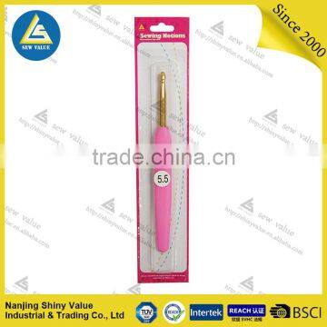 Multi Colors Plastic Handle Aluminum Pretty Crochet Hooks photo-6