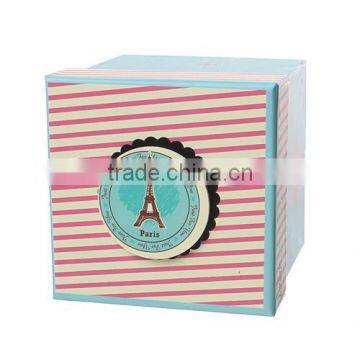 Square At Random Eiffel Tower Heart Pattern Paper Mini Party Gift Boxes