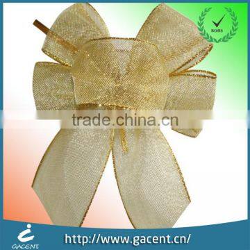 Printed pattern colorful satin ribbon and flower bows for hair accessories