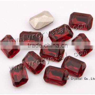 4627 Octagon Crystal 10*14mm Siam Color Stones Beads Rhinestone Decoration