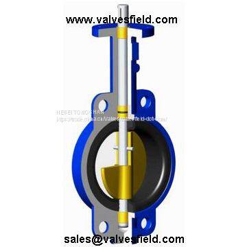 Wafer Type Butterfly Valves, compatible with ANSI Class 125 / 150, PN10 / PN16, BS, JIS