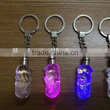 Crystal Singapore Merlion Model With LED Keychain For Souvenirs Gifts KJJ-02 photo-5