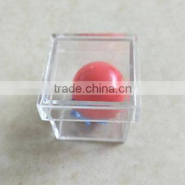 Magic Tricks Red Ball Through Clear Box Illusion Magic Prop Magician Trick Tool photo-2