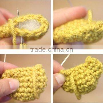 Hand Kntting Kit Crochet Animal Sets Crochet Owl Lovey Blanket Set photo-6