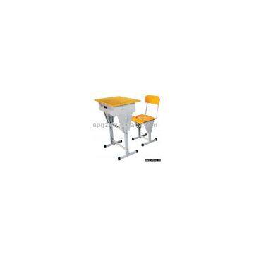 single school desk and chair