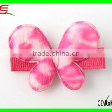 Pink Pretty Plush Butterfly Hair Clip