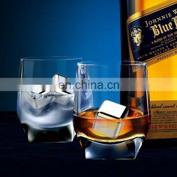 Reusable different shape stainless steel ice cube/whiskey Stones