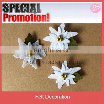 Handmade felt flower bouquet save pin brooch