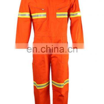 EN11612/11611 FR workwear safety orange coverall with reflective