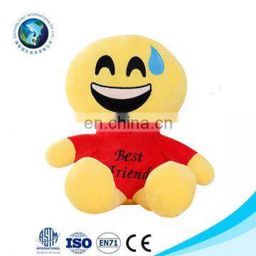 Cheap Competitive Price Custom Emoji Pillow Kids Toys Soft Cushion With LED