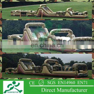 inflatable floating obstacle bouncer for outdoor sport