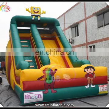 Factory Direct Inflatable SpongeBob Slide For Kids