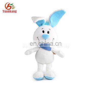 Custom your own design cuddly soft plush toy hugging plush rabbit