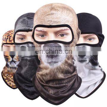 Quick-drying breathable mask Outdoor cycling prevented bask CS headgear Animal Mask hat riding hood