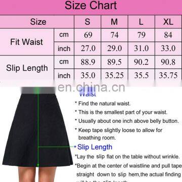 Kate Kasin Women's 35" Comfortable Satin Waist Slip Half Slip Undergarment KK000264-1 photo-6