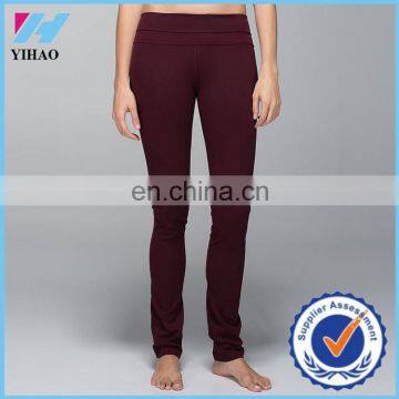 Yihao high quality women sexy fitness yoga leggings custom design fancy leggings