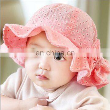 Fashion little floral trucker cap for baby