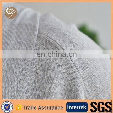 Women Knitted Shawl Collar Grey Cashmere Sweater photo-4