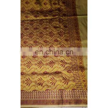 Women's Designer Wedding Wear Red Handmade Valkalam Banarasi Silk Bridal Saree Party Wear Dress photo-5