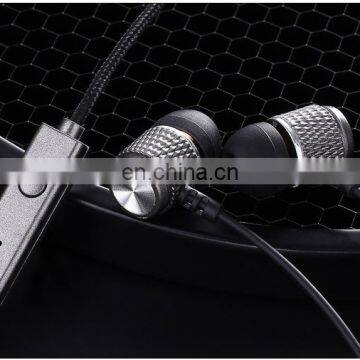 2017 Gray Super Bass Metal Braided Earphone Headset Earpiece With Mic photo-5