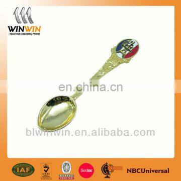 Exquisite Pattern sounenir metal spoon gift