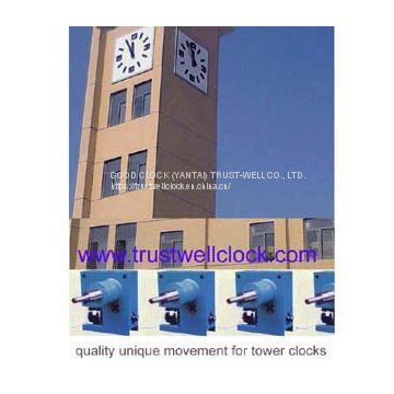 four 4 faces tower building clocks with GPS Synchronization