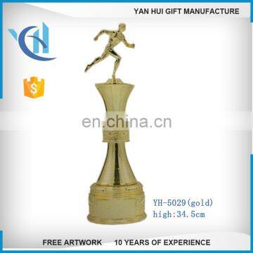 Wholesale Cheap Custom Blank Gold Plated Souvenir Metal Sports Award Medal And Trophy