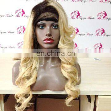 Body wave human hair 613# full lace wig