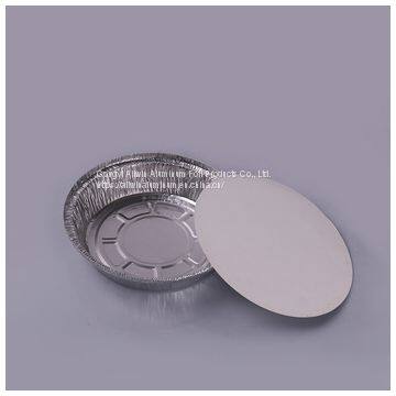 disposable aluminum foil round flan pan pizza baking pan