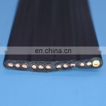 12 core flat cable utp cat6 travel cable lift