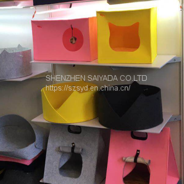 3 In1 Pet House Pet Bed Pet Carrier Felt Bed Cat Dog photo-2