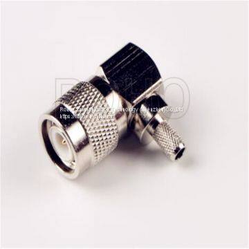 TNC Male Right Angle RF Coaxial Connector