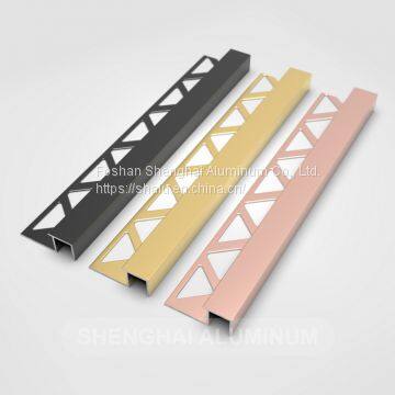 6000 Series Brushed Nickel Tile Edge Trim Finish Alu Alternatives Tile Edge photo-4