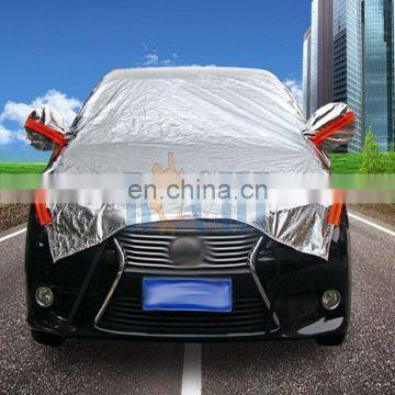 Aluminum half car cover with long type