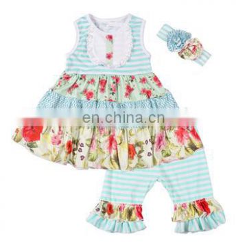 2 piece kids girls clothes hot selling children clothing sets