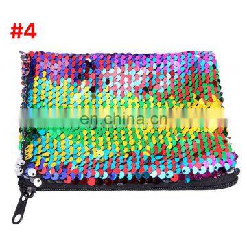 Sequin Coin Purse Mermaid Patchwork Shiny Female Women Girl Wallet 9Styles photo-3