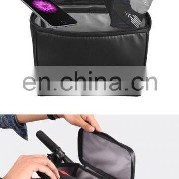 Bike Bag Bicycle With Adjustable Hooks Carrying Handle Reflective Trim and Large Pockets photo-4