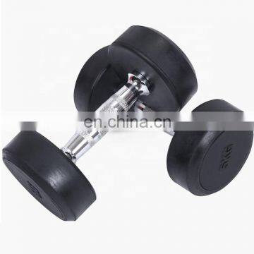 High quality and hot selling rubber dumbbell